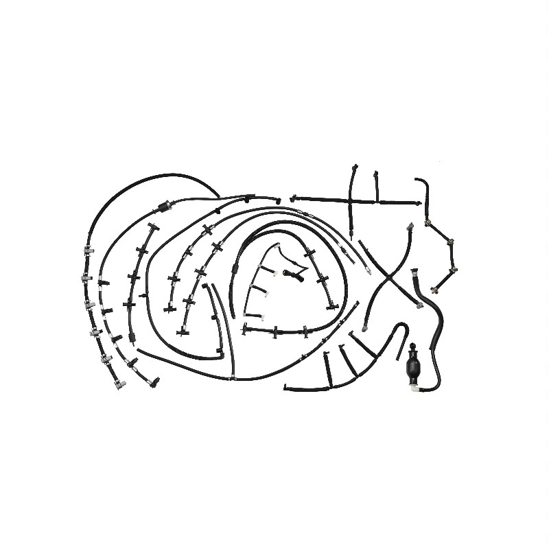 Fuel return line combination